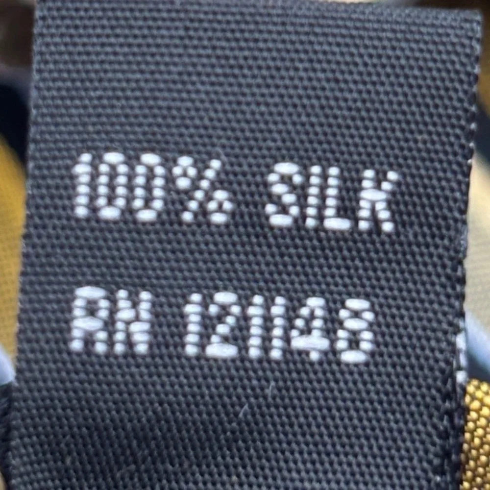 Bugatti 100% Silk Striped Necktie Gold Black Gray Blue Classic Business Tie